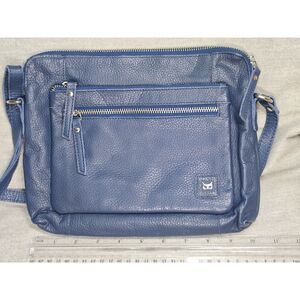 Wise Owl Soft Pebbled Leather Crossbody